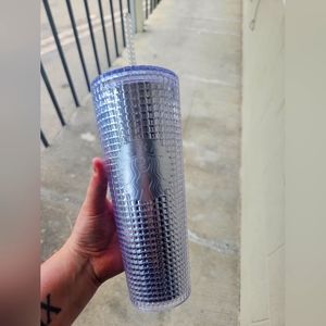 Starbucks Silver Grid Cup
